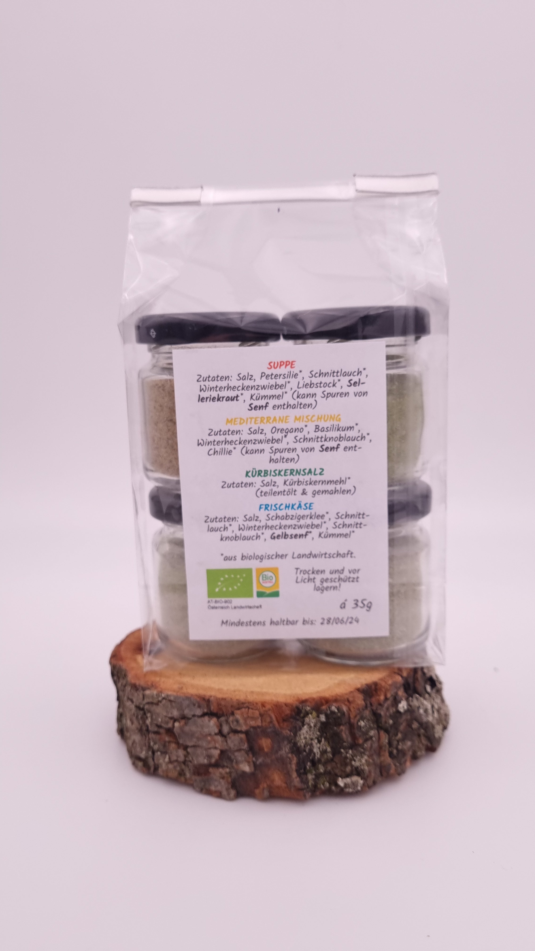 Bio Salzmischung Probierpack: 4er-Salz