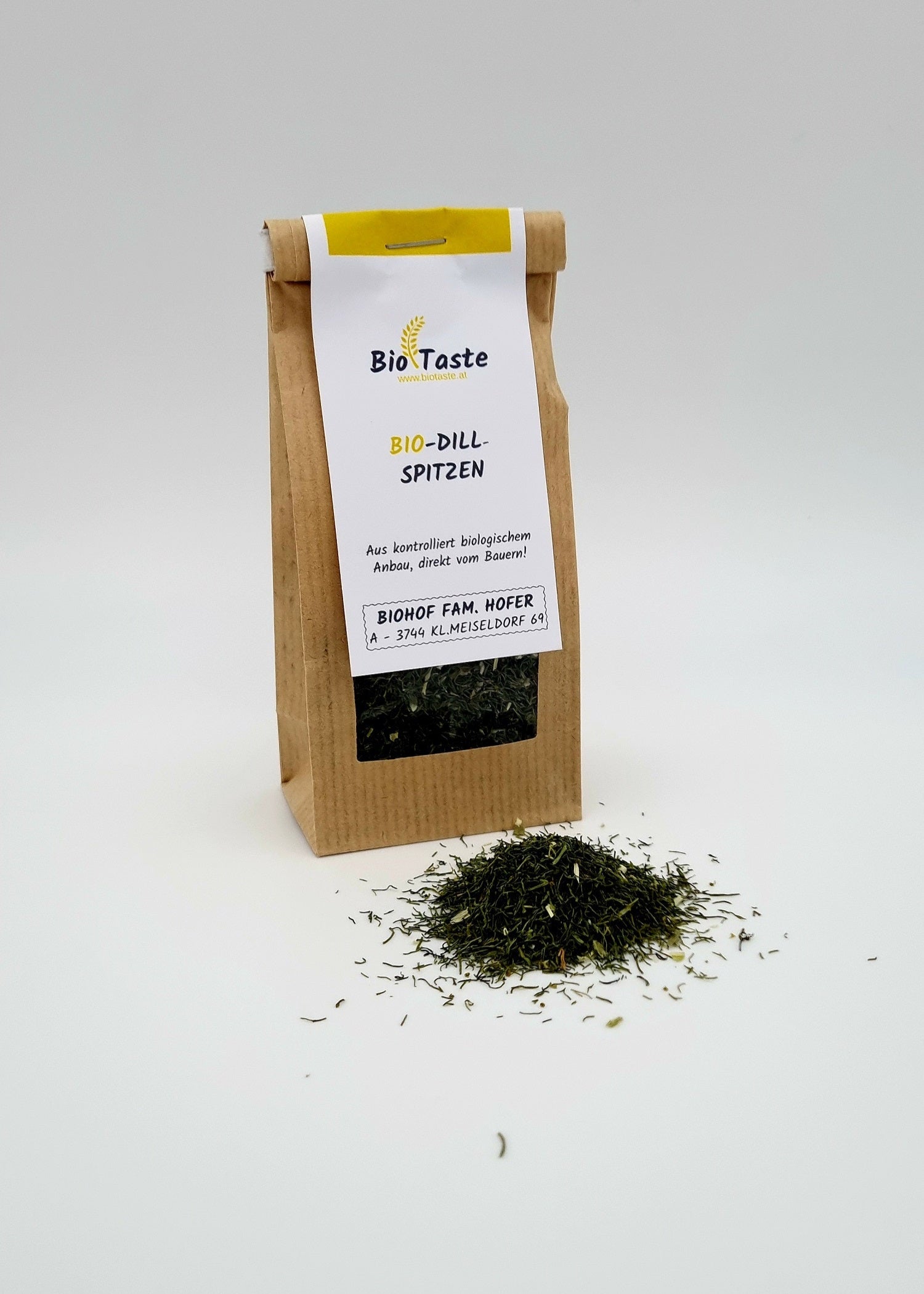 BIO Dillspitzen 15g geschnitten