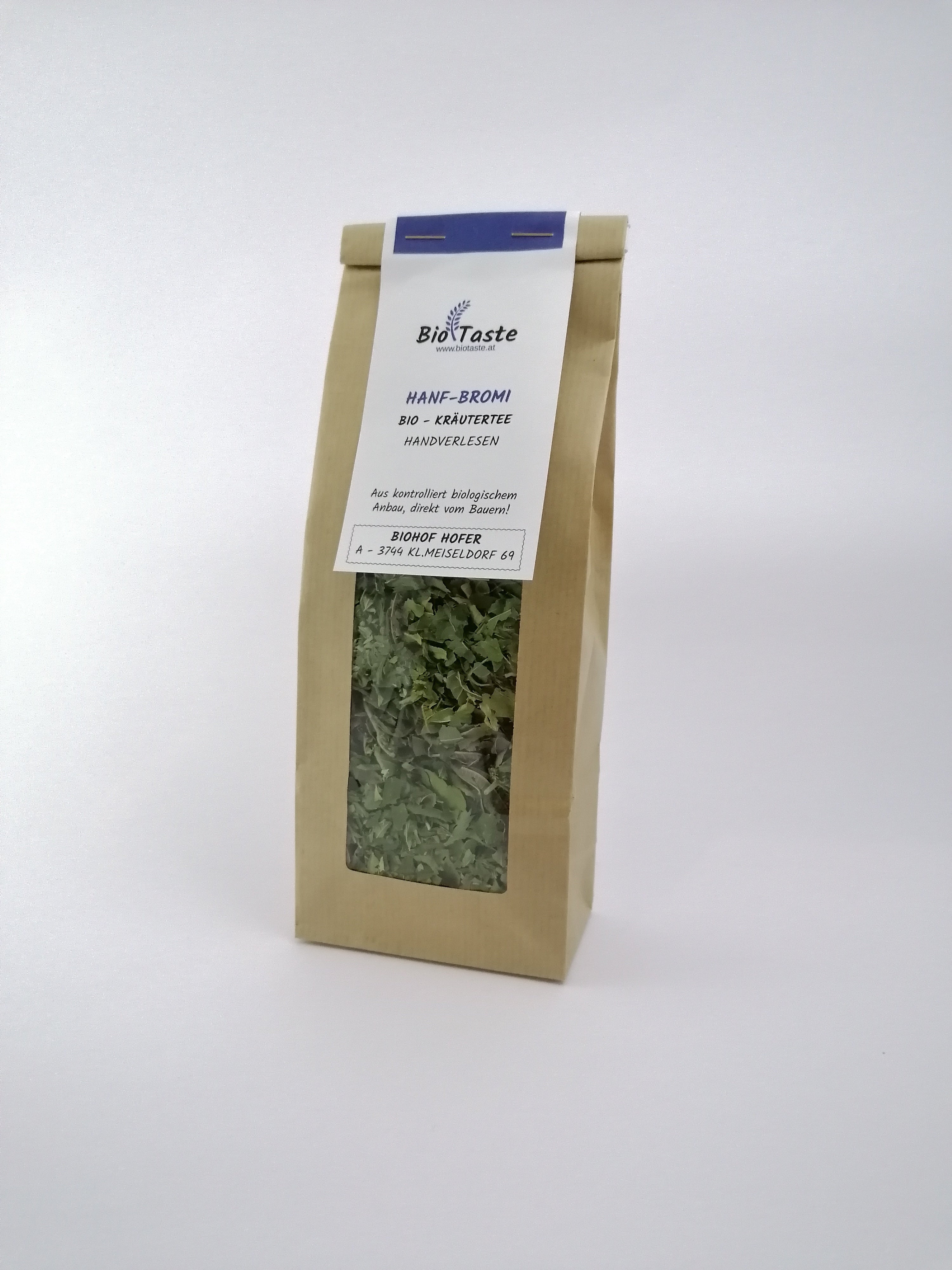 BIO Tee "Hanf-Bromi"